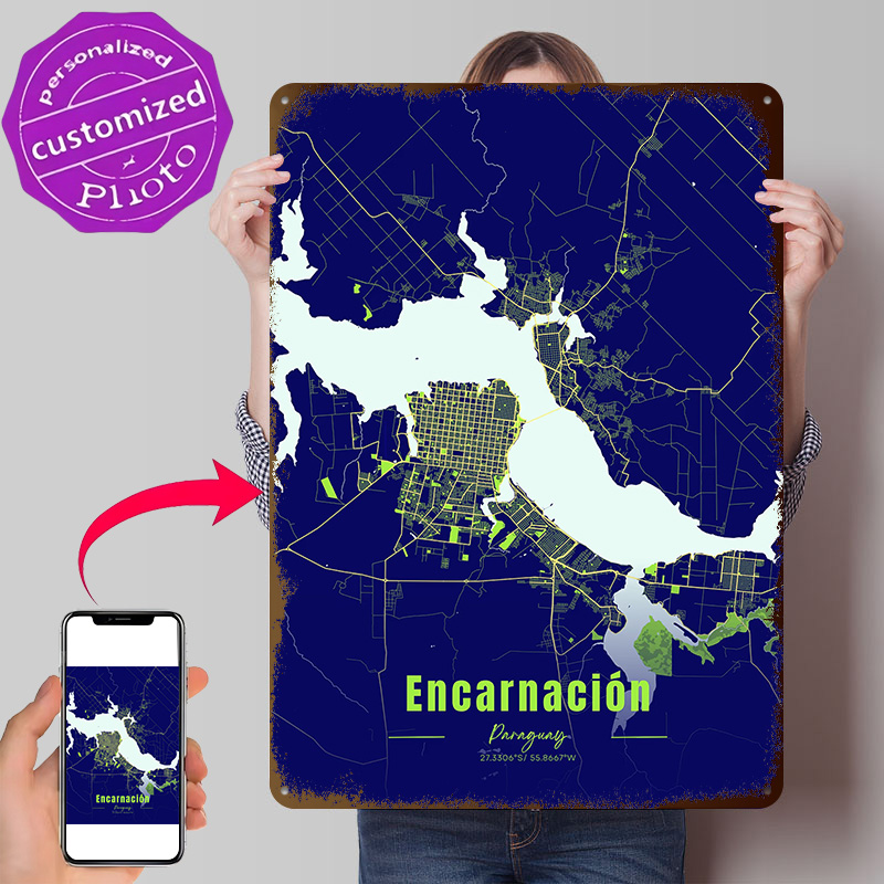 Декоративные элементы для дома – обзор и цена Custom Map Poster