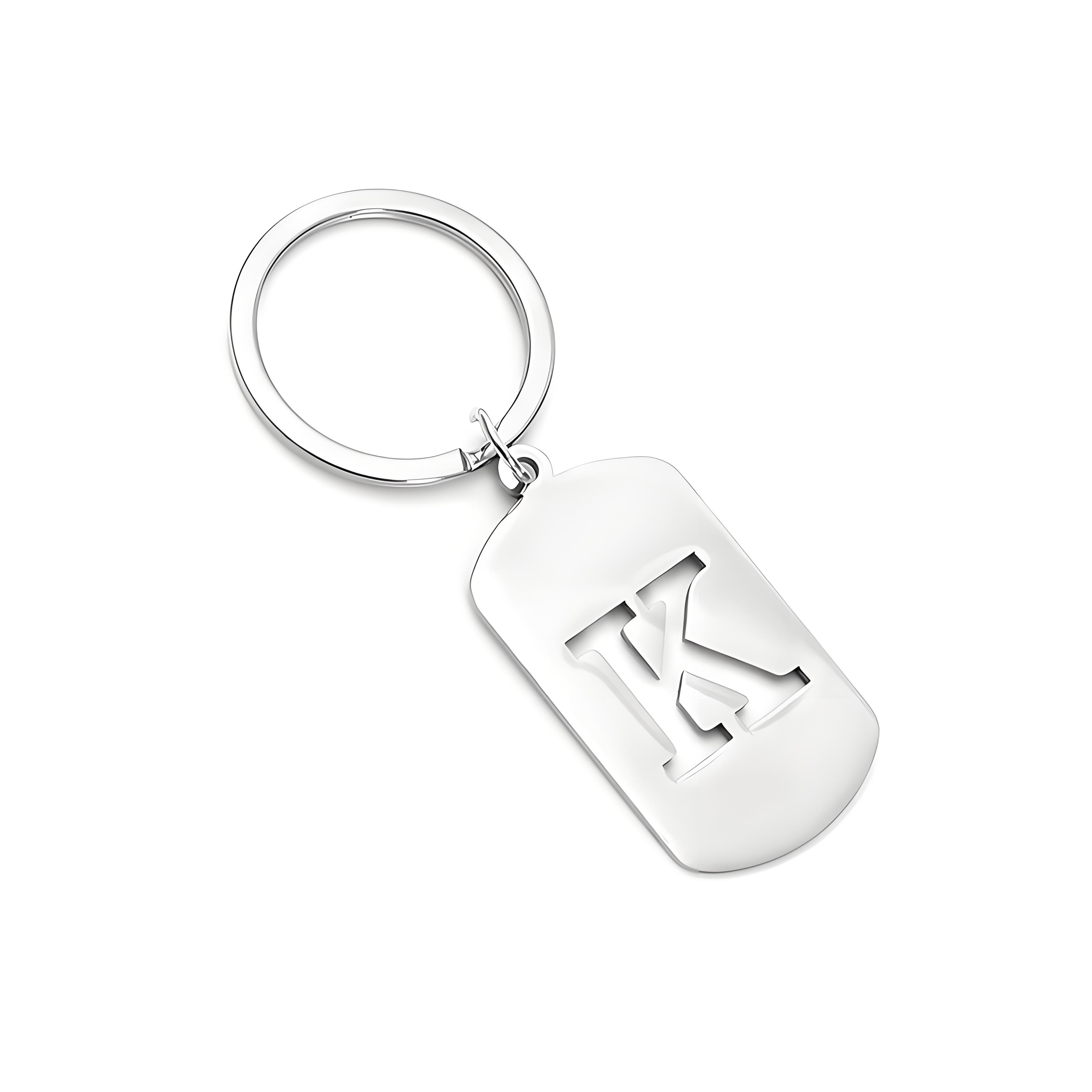 Персонализированный брелок с б – обзор и цена Initial Ring Custom